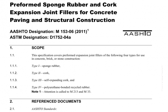 AASHTO M 153-06 pdf free download