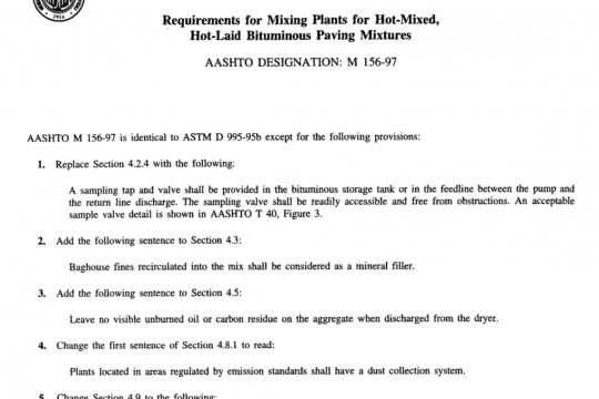 AASHTO M156-97 pdf free download