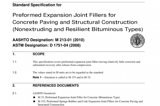 AASHTO M213 pdf free download