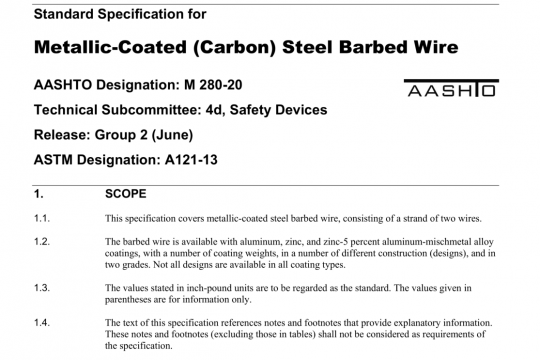 AASHTO M280-20 pdf free download