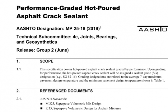 AASHTO MP 25-18 pdf free download