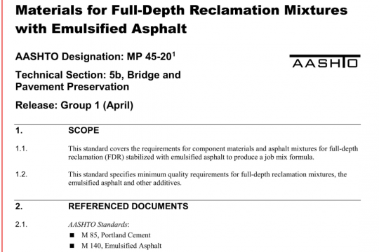 AASHTO MP 45-20 pdf free download