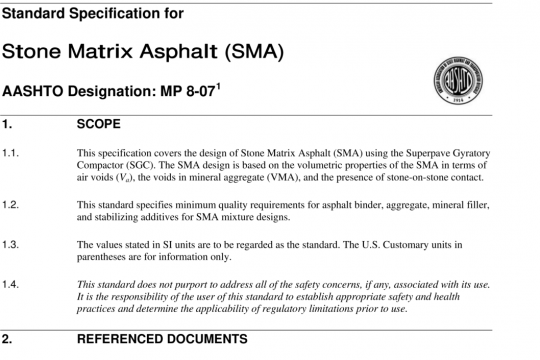 AASHTO MP 8-07 pdf free download