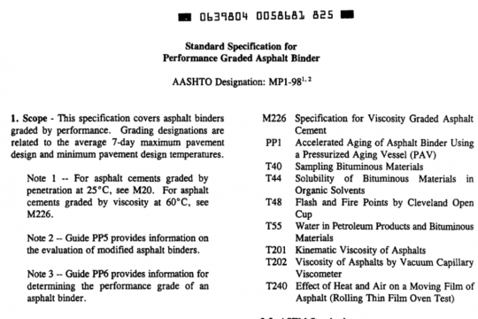 AASHTO MP1-98 pdf free download