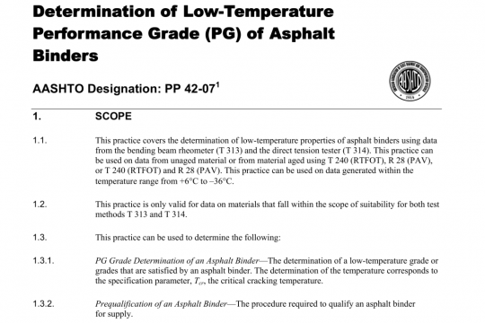 AASHTO PP 42-07 pdf free download