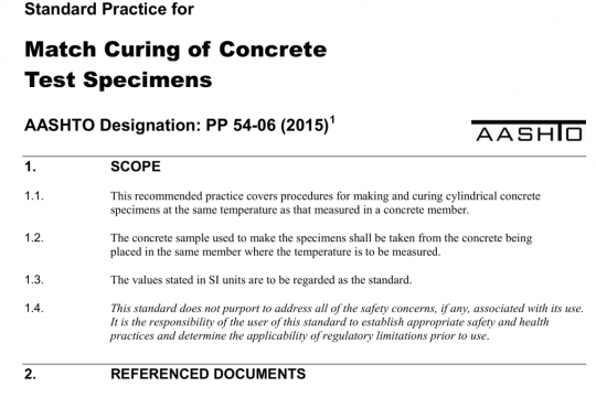 AASHTO PP 54-06 pdf free download