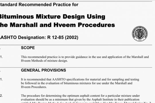 AASHTO R12-85 pdf free download