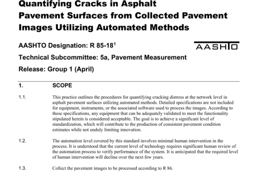 AASHTO R85-18 pdf free download