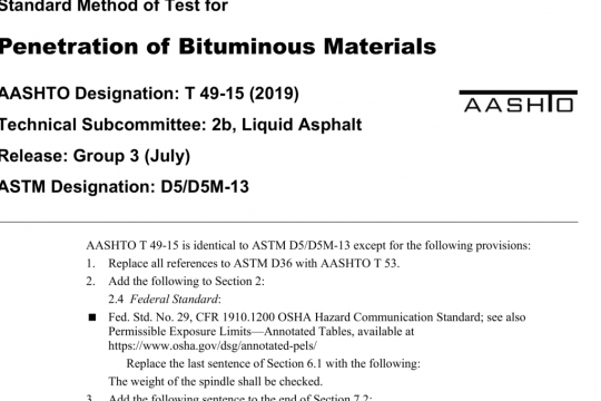 AASHTO T 49-15 pdf free download