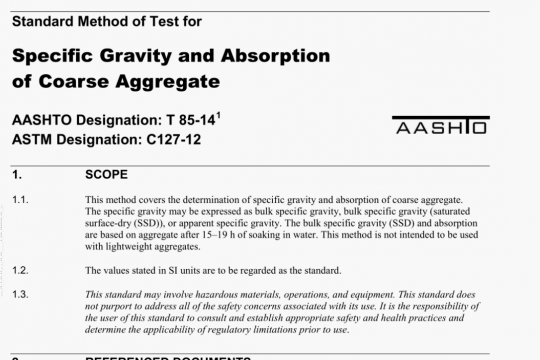 AASHTO T 85 pdf free download