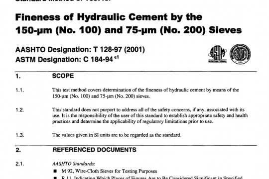 AASHTO T128 pdf free download