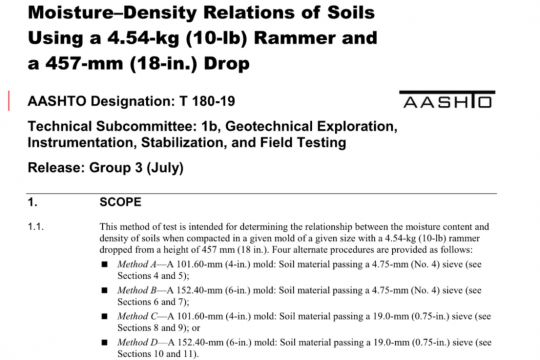 AASHTO T180-19 pdf free download