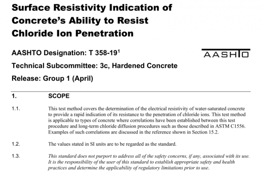 AASHTO T358-19 pdf free download
