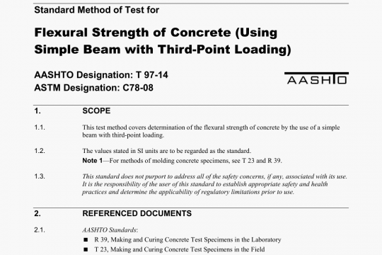 AASHTO T97-14 pdf free download