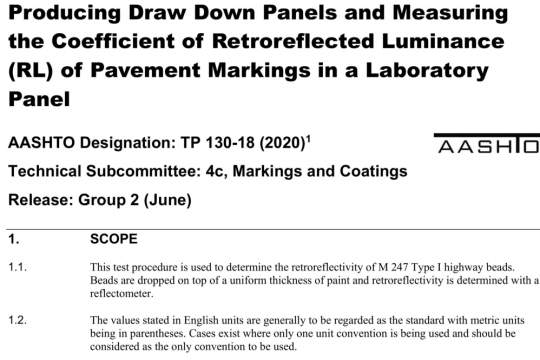 AASHTO TP 130-18 pdf free download